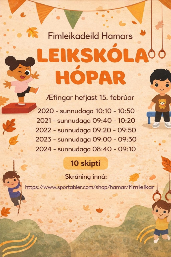 Fimleikar leikskolahopur